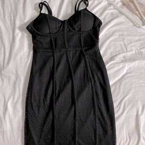 Caged in Mesh Mini Dress by Fashion Nova